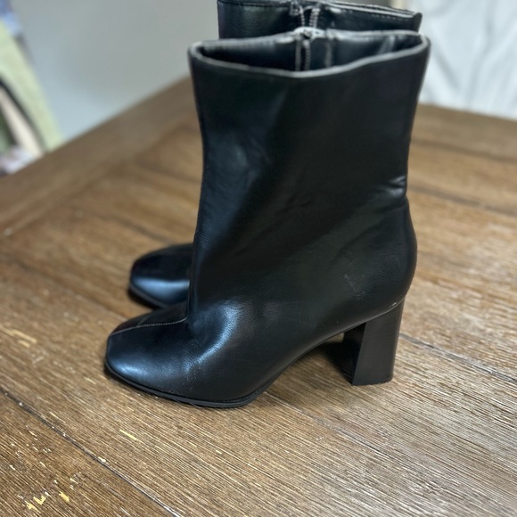 NWOT Bamboo Black mid calf boots size 8.5 - Picture 3 of 8